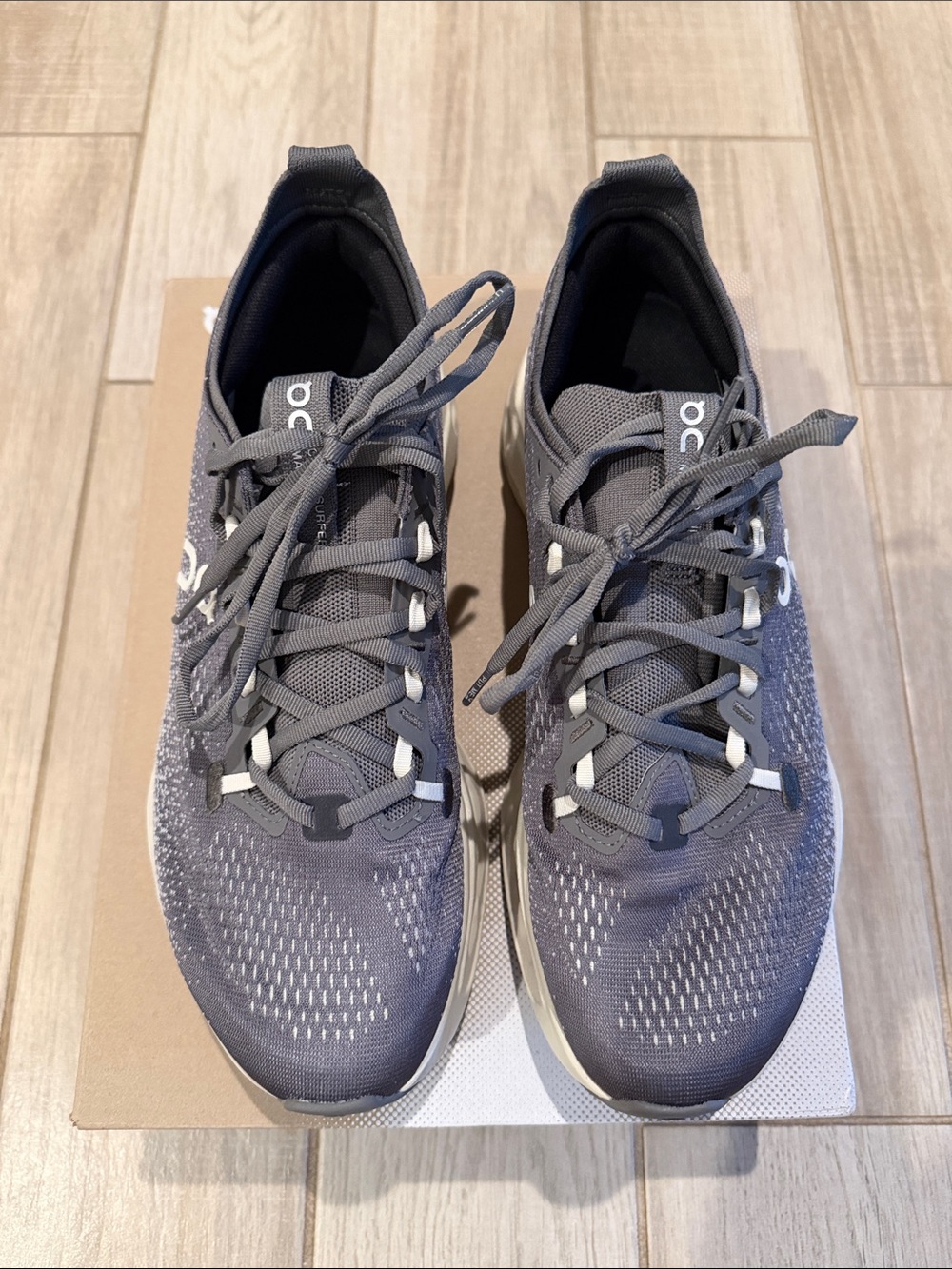 On Running Cloudsurfer  Asphalt Ice Athletic Sneakers